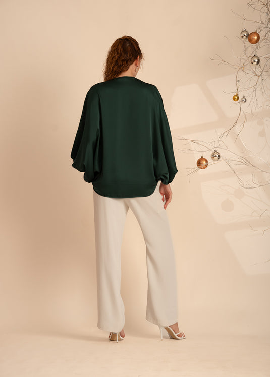 Kaftan Blouse With Front Tie