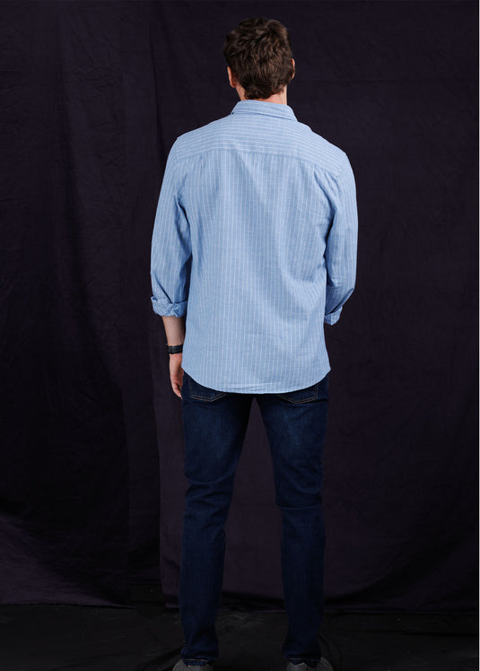 Casual Wear Stripe L/S Shirt.