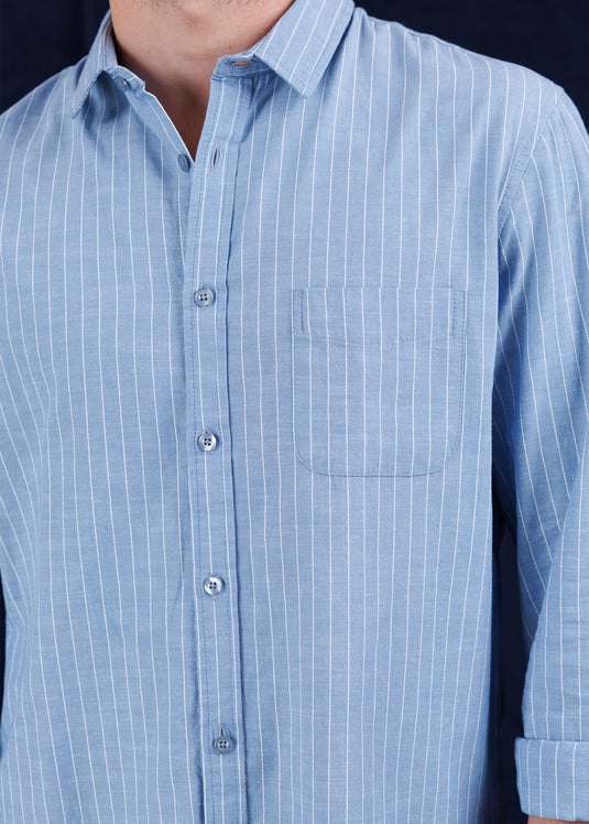 Casual Wear Stripe L/S Shirt.