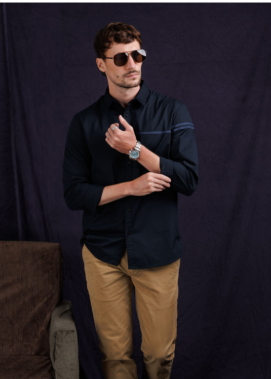 Casual Wear Detailed L/S Shirt