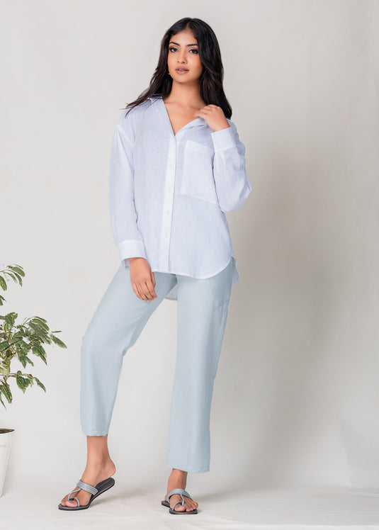 Oversized Shirt With Pocket