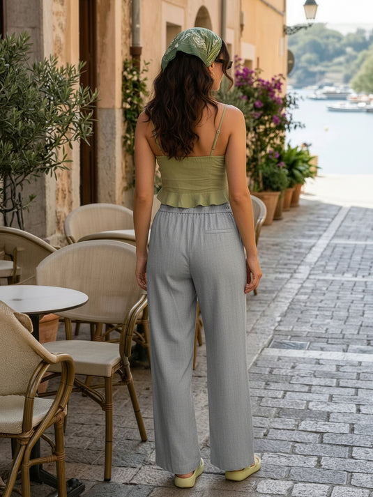 Basic drawcord pant