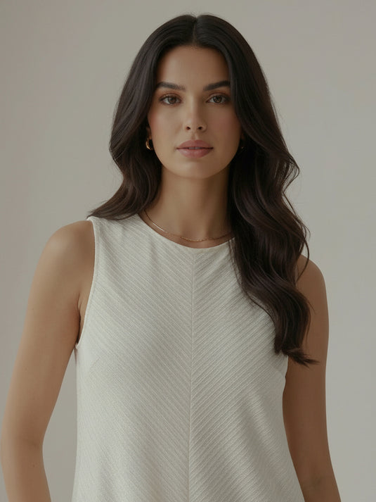 Round Neck Short Dress