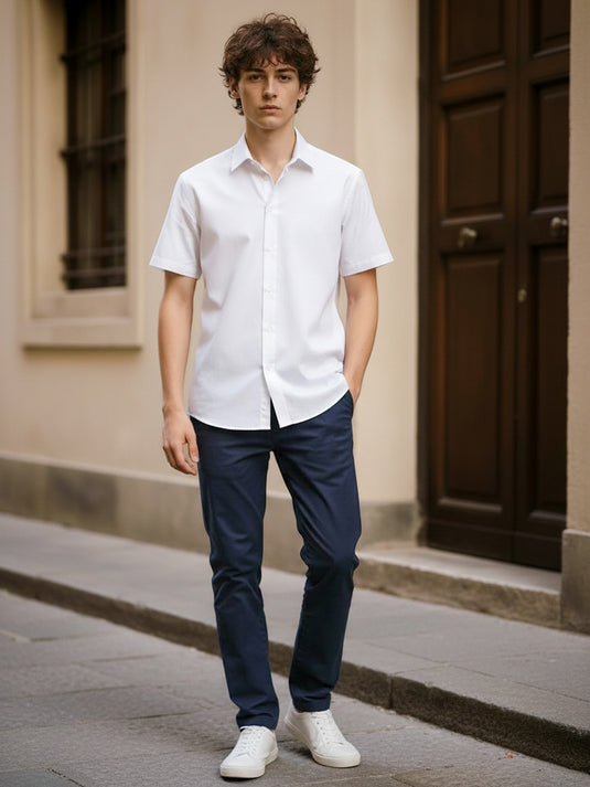 Casual Wear Regular Short Sleeve Shirt