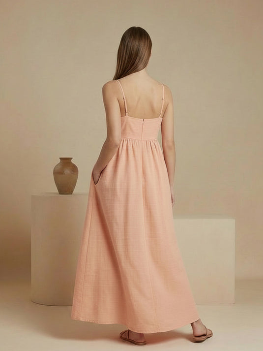 Strappy maxi dress