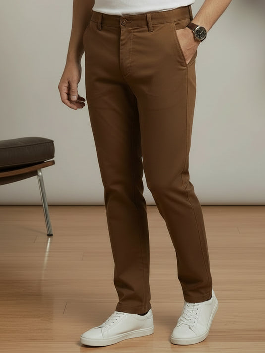 Casual Wear Chino Pant - Brown