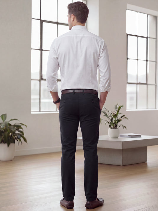 Office Wear Slim Fit Long Sleeve Shirt