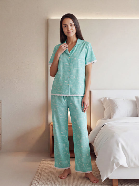 Short sleeve pyjama top