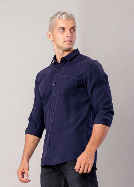 Party Wear L/S Shirt (Deep Purple)