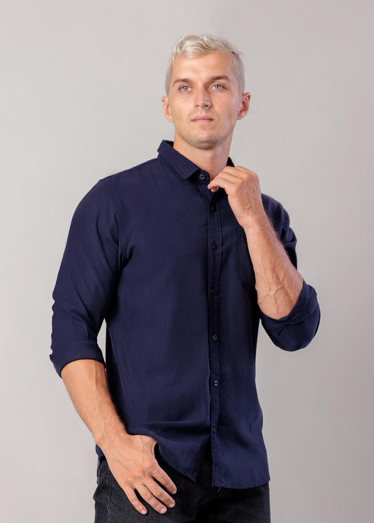 Party Wear L/S Shirt (Deep Purple)