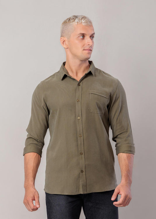 Party Wear L/S Shirt (Deep Purple)