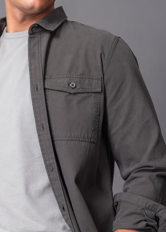 Casual Wear Double PKT Overshirt