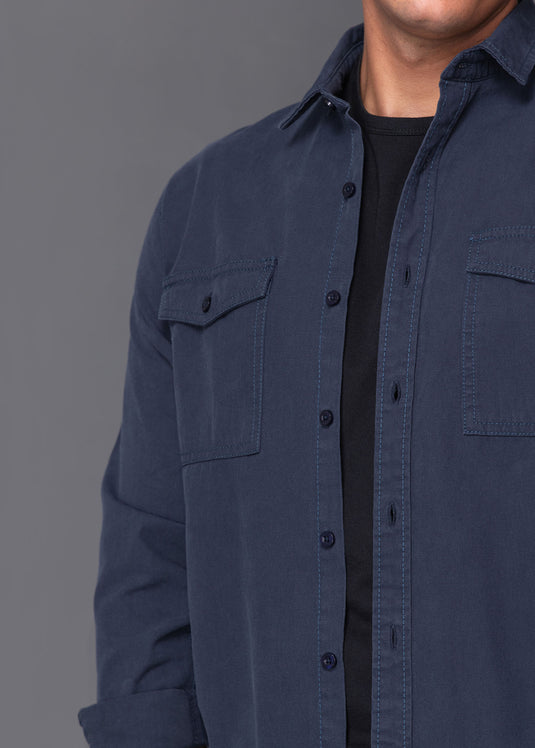 Casual Wear Double PKT Overshirt