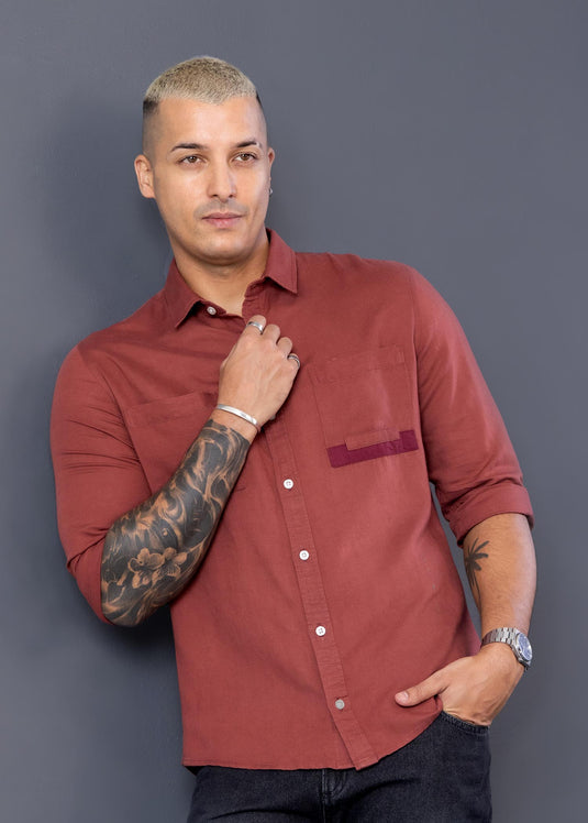 Casual Wear Detailed L/S Shirt