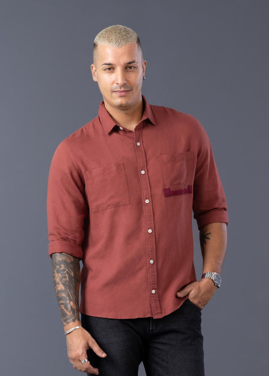 Casual Wear Detailed L/S Shirt