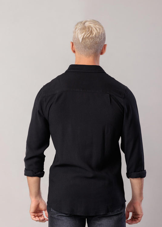 Party Wear L/S Shirt (Deep Purple)