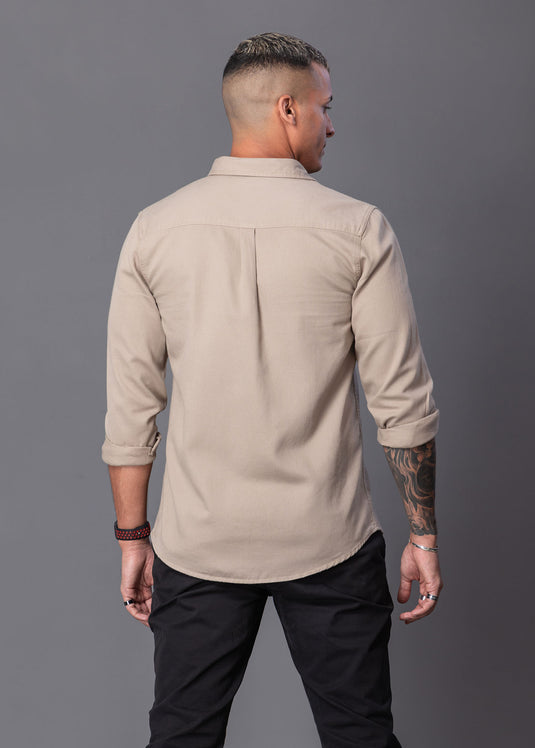 Casual Wear Double Pkt L/S Shirt