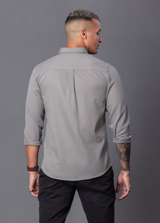 Casual Wear Double Pkt L/S Shirt