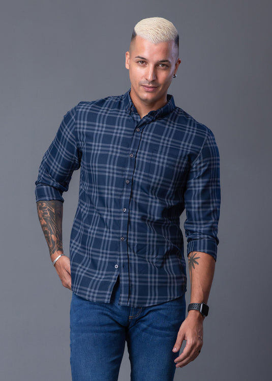 Casual Wear Check L/S Shirt