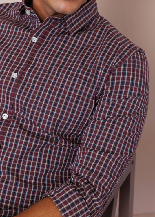 Casual Wear Check L/S Shirt