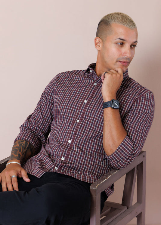 Casual Wear Check L/S Shirt