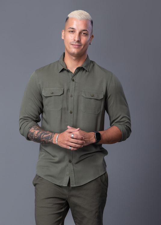 Double PKT L/S Shirt