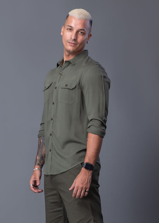 Double PKT L/S Shirt