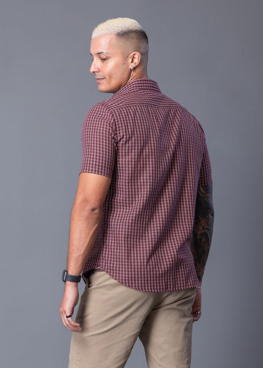 Casual Wear Check S/S Shirt