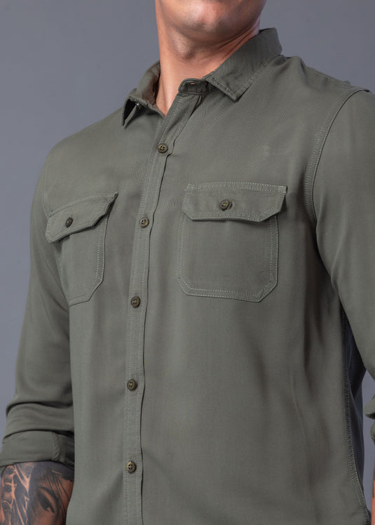 Double PKT L/S Shirt