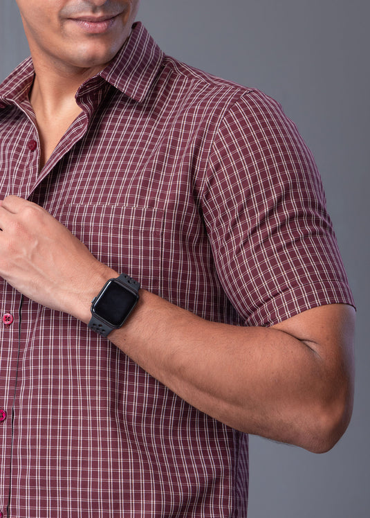 Casual Wear Check S/S Shirt