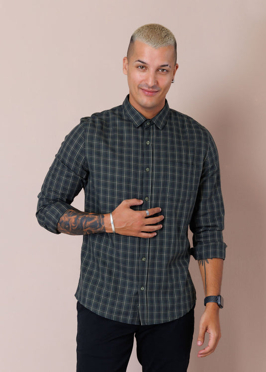 Casual Wear Check L/S Shirt