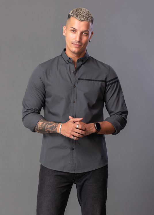 Casual Wear L/S Detailed shirt