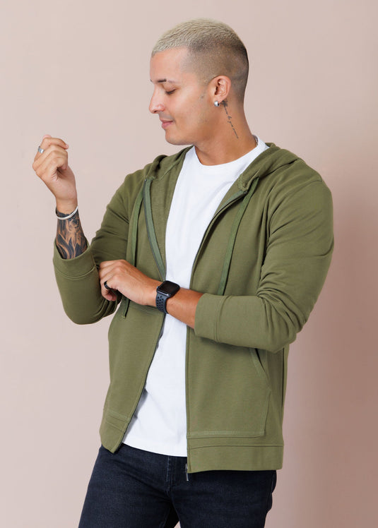 Winter Wear Hoodie With  Ditachable Zipper