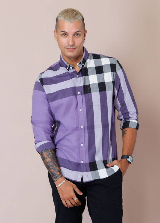 Casual Wear Check L/S Shirt