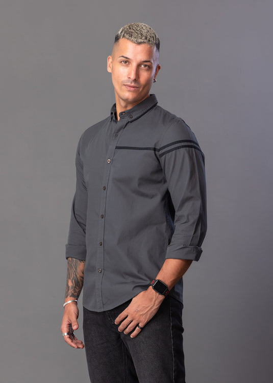 Casual Wear L/S Detailed shirt