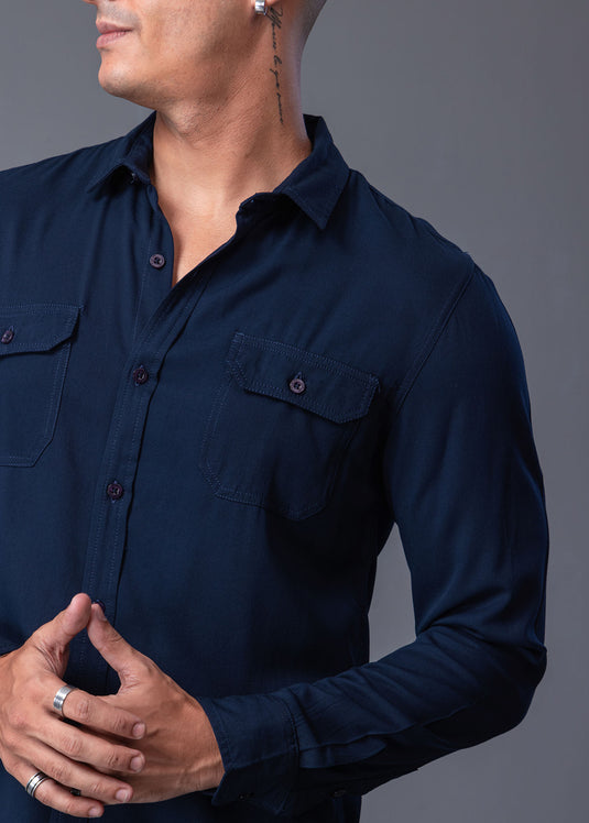 Double PKT L/S Shirt