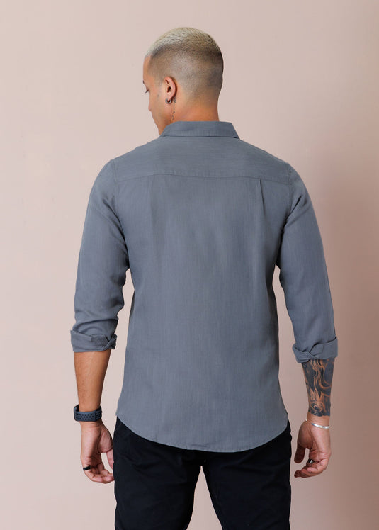 Detailed Linen L/S Shirt