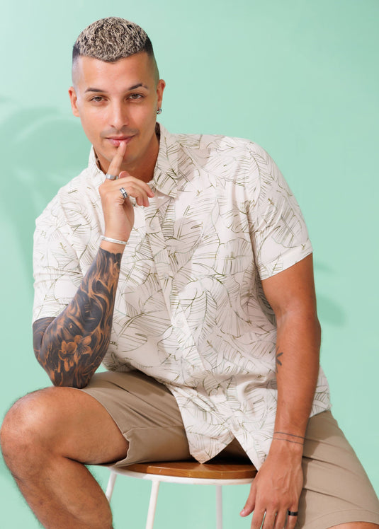 Casual Wear Printed S/S Shirt