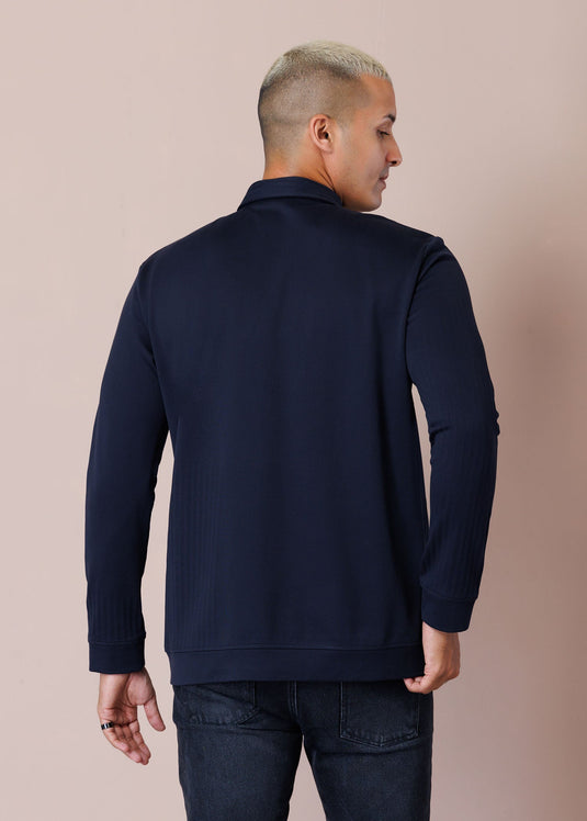 Self collar Long Sleeve T-shirt