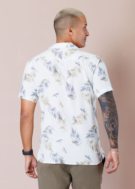 Casual Wear Cuban Collar S/S Shirt