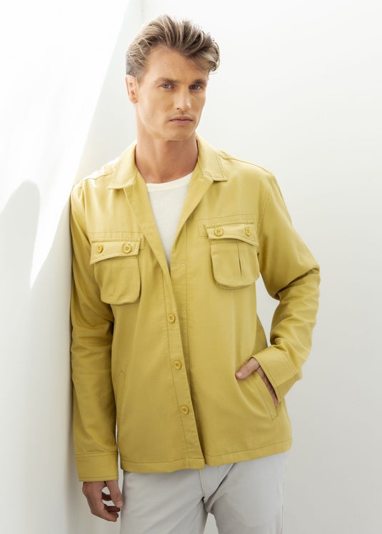 Vintage combat over shirt