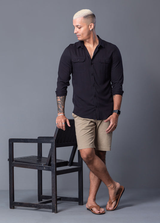 Double PKT L/S Shirt