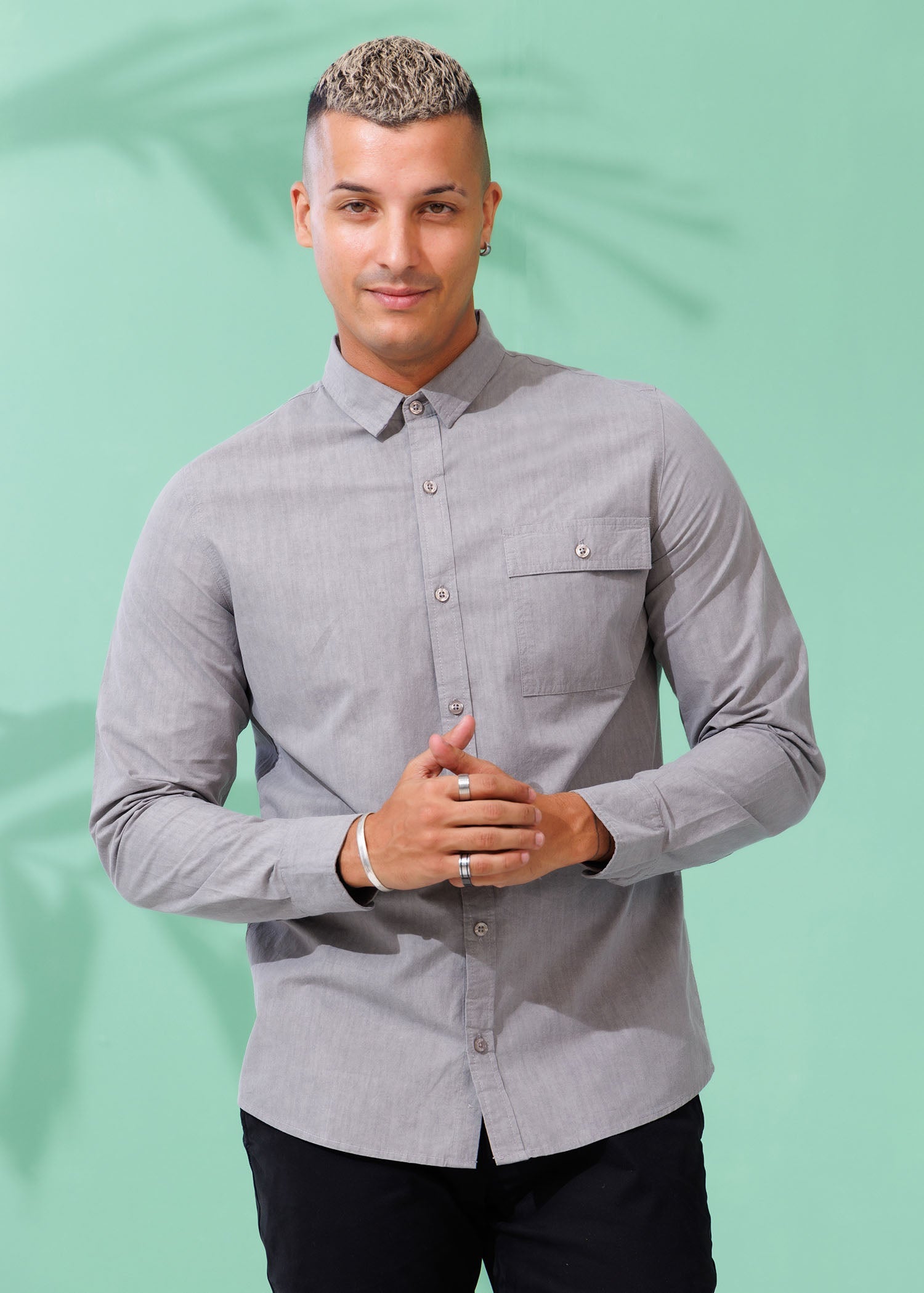 Casual Wear Detailed L/S Shirt