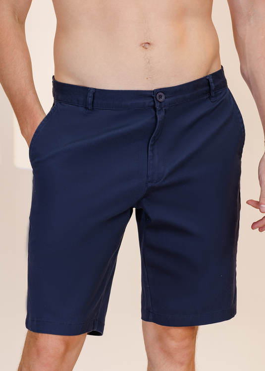 TWILL FLAT FRONT SHORT