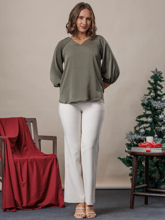 V neck blouse
