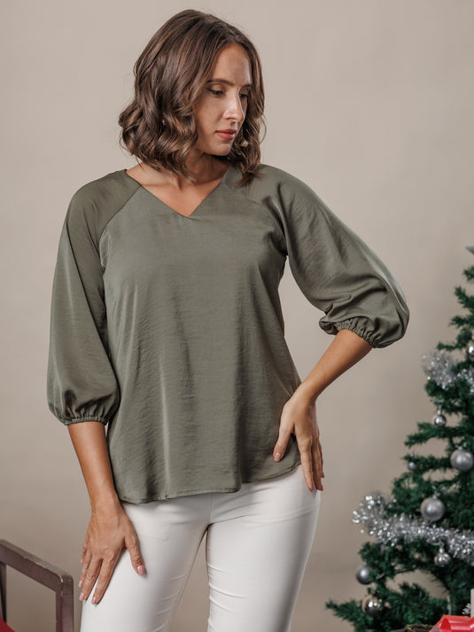 V neck blouse