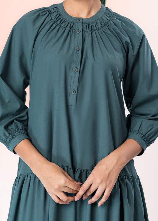 Drop Waist Midi Dress