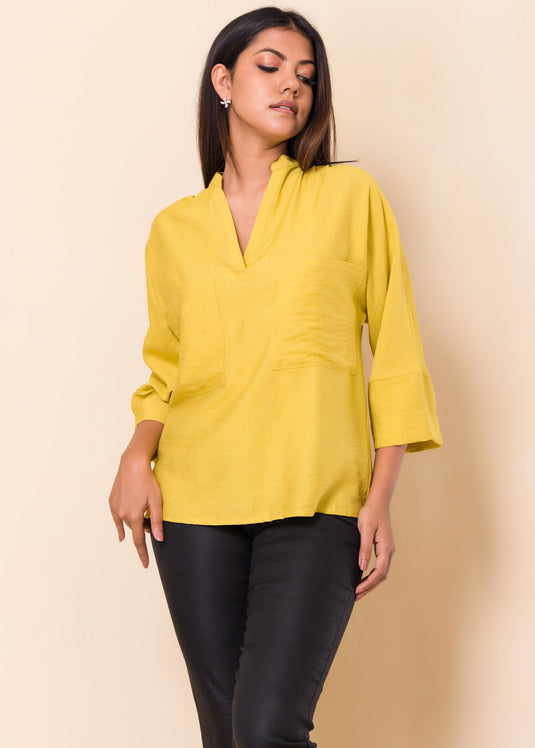Blouse With Large Pockets