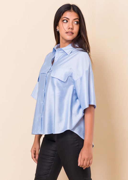 Blouse With Flap Detail