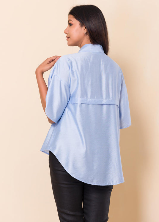 Blouse With Flap Detail